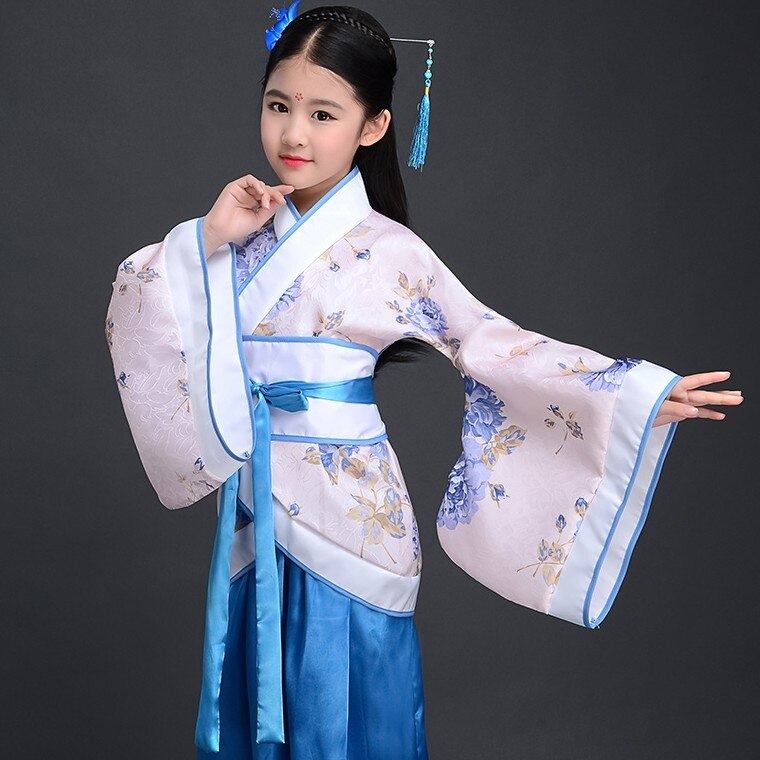 10Colors Princess Dress For Women Party Embroidery Dance New Year Stage Costumes Chinese Traditional Han Fu Girl