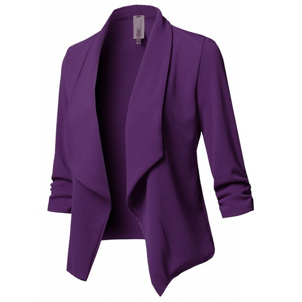 European Style Woman Coats Plus Size Coat Long Sleeve Blazers