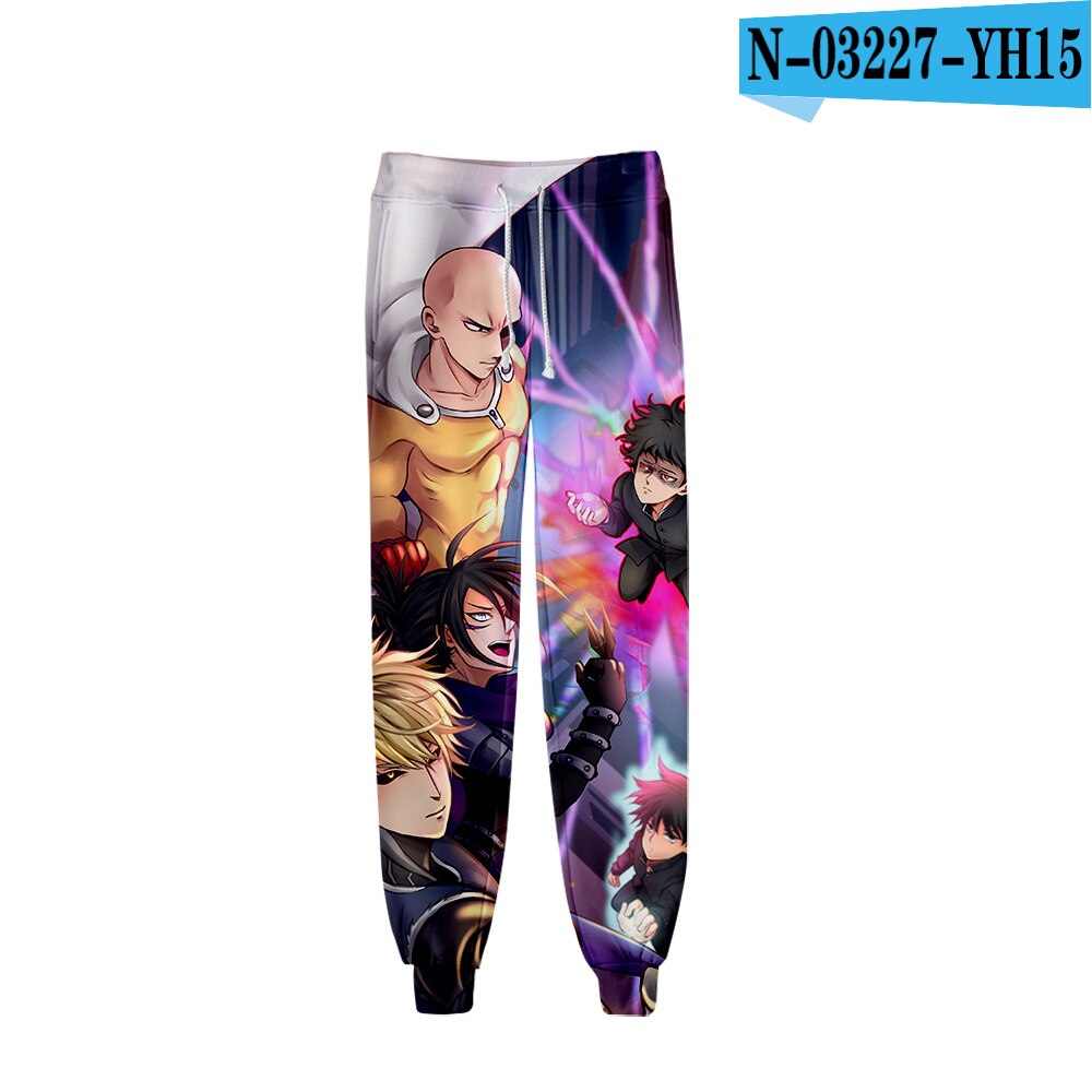 High Quality Mob Psycho 100 Pants 3D Unisex Fashion Jogging Streetwear Trousers Casual Harajuku Sweatpants