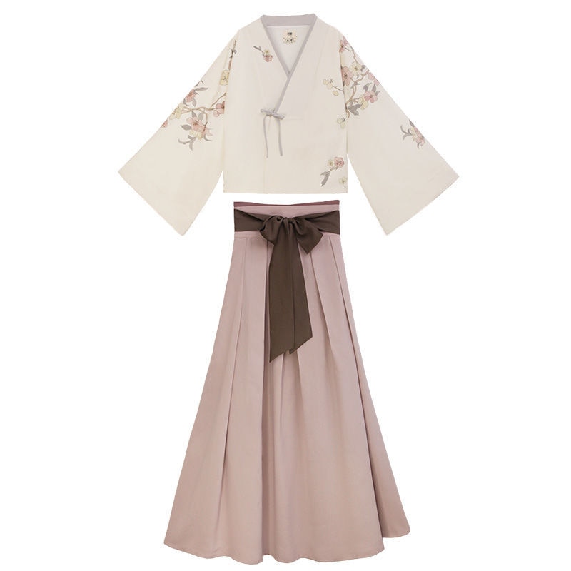 Chinese Style Improved Dress Female 2022 New Spring And Summer Hanfu Sweet Girl Costume Plus Size