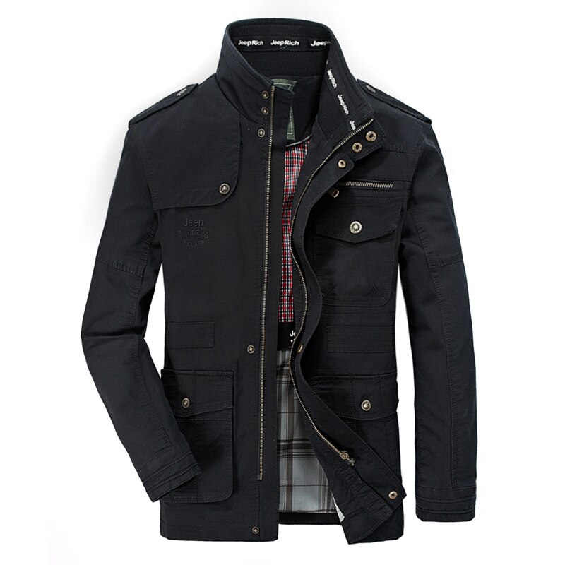 New Military Jacket Men Plus Size Winter Bomber Cotton High Quality Outwear Multi-pocket Jackets And Coats M-7XL