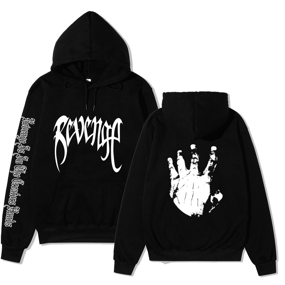 New Brand Revenge Hoodies Men/Women Sweatshirts Rapper Hip Hop Hooded Pullover Sweater Shirts Male Women Streetwear