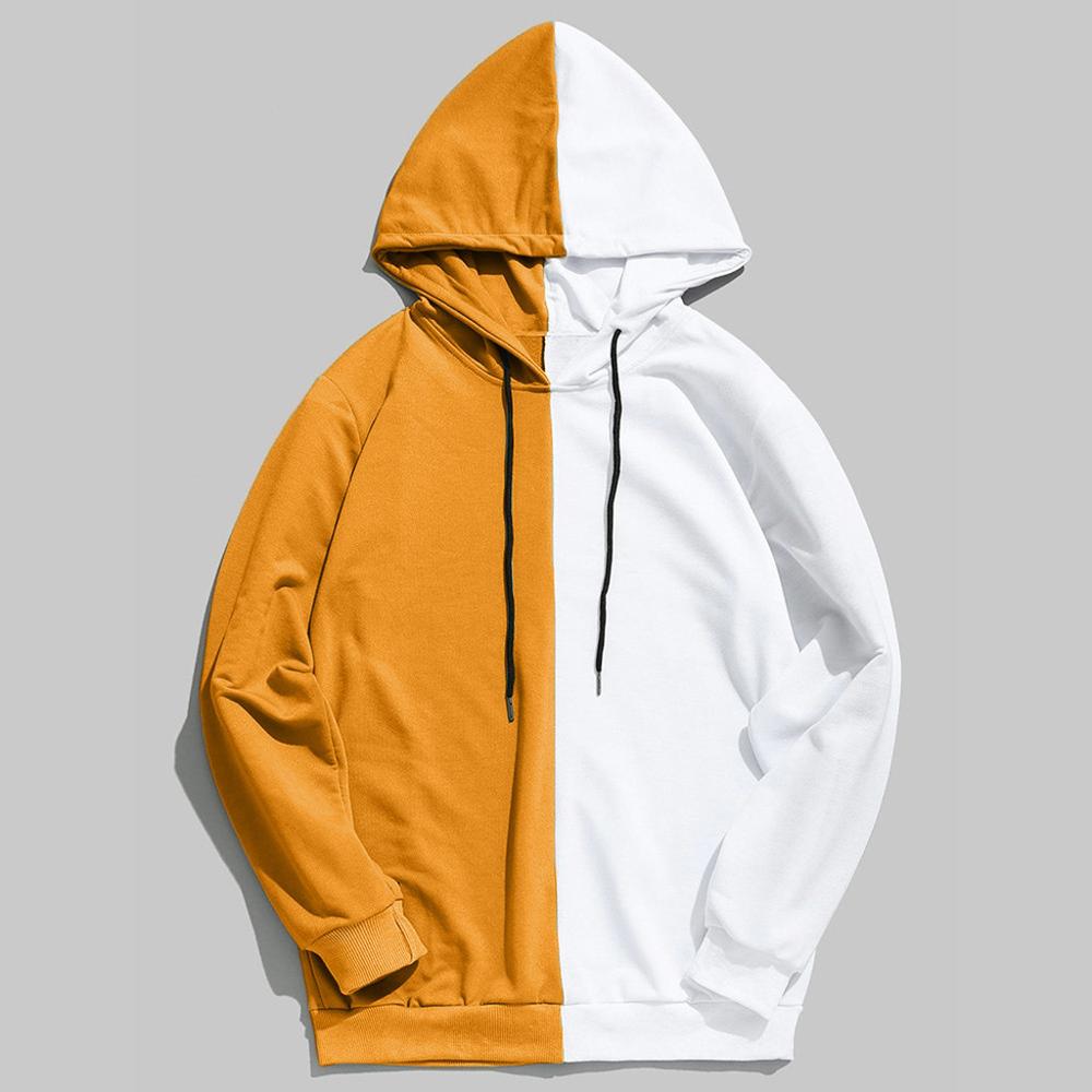 Long Sleeve Men Hoodies Hooded Causal Patchwork Cool Fashion Hoddies Male Cotton Blends Ployester Sweatshirt Hoody Streetwear