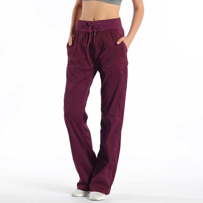 High Quality Loose Workout Dance Studio Pants Waist Sports For Women Casual Gym Long Wide Leg