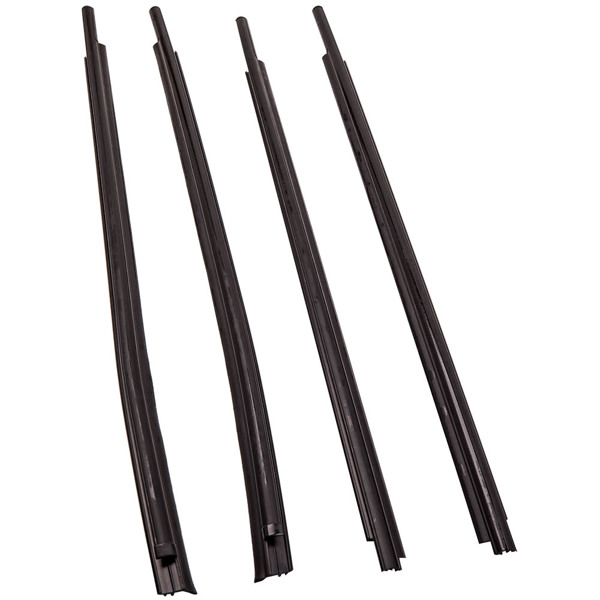 挡风雨条4PCS Weather Strips Weatherstrip Seal Belt Fit Toyota Tundra CrewMax 2007-2018-1