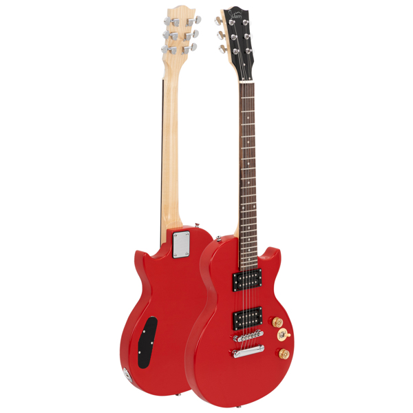 【AM不售卖】Glarry GLP101 双线圈拾音器 玫瑰木指板 GLP电吉他 红色-20