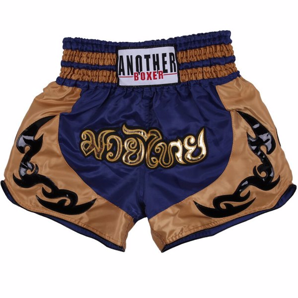 儿童男式女式拳击短裤短裤快干印花跆拳道格斗裤老虎泰拳-1