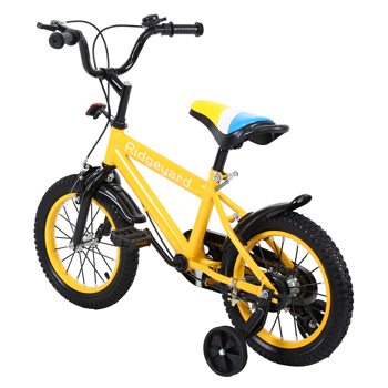14寸儿童自行车黄色