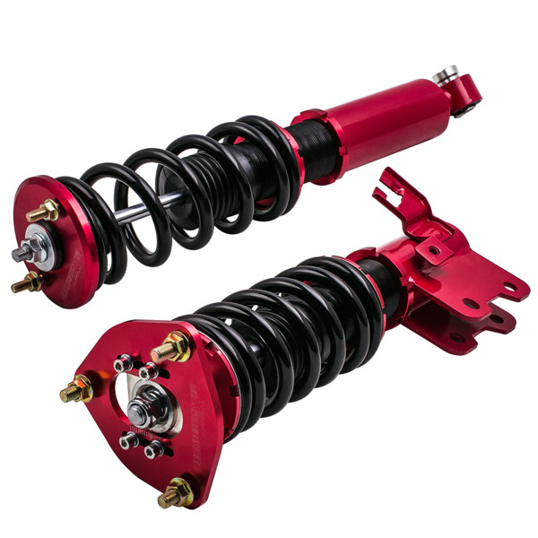 弹簧减震Coilovers Suspension Kit  For Nissan S13 Silvia 1989–1998 180SX 200SX 240SX 1989-1994 Shock Absorbers Red-3