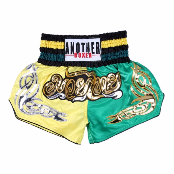儿童男式女式拳击短裤短裤快干印花跆拳道格斗裤老虎泰拳-5