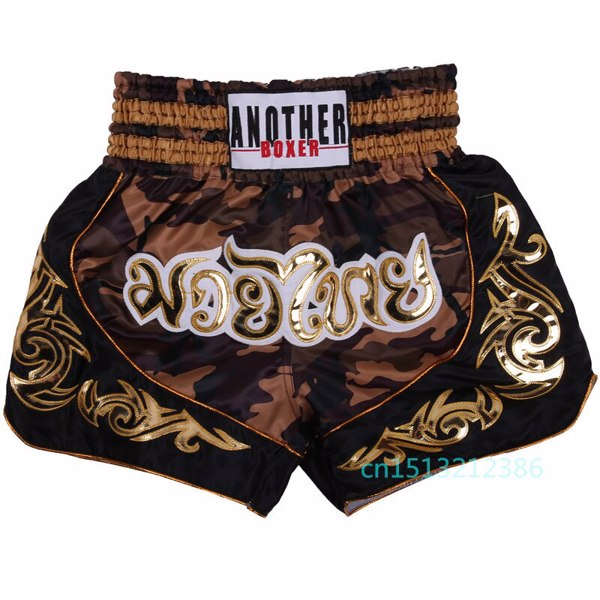 儿童男式女式拳击短裤短裤快干印花跆拳道格斗裤老虎泰拳-6