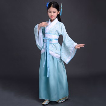 10色公主女装派对刺绣舞蹈新年舞台服装中国传统汉服女孩