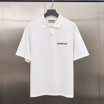 Polo Summer New男式衬衫1:1 Jerry Lorenzo High Street品牌反光100%棉中性款T恤特大号短袖