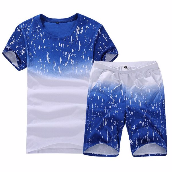 夏季新款短袖T恤韩国运动服休闲服-5