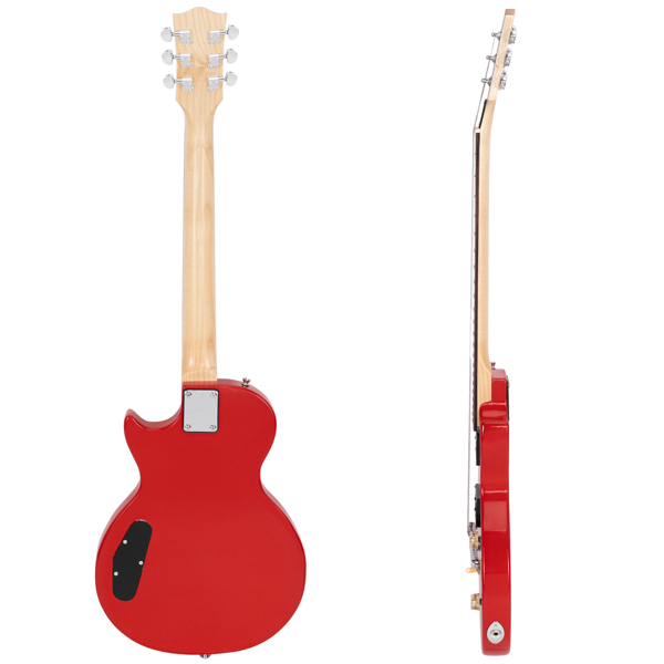 【AM不售卖】Glarry GLP101 双线圈拾音器 玫瑰木指板 GLP电吉他 红色-16