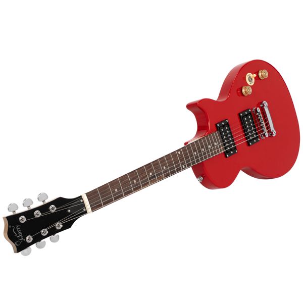 【AM不售卖】Glarry GLP101 双线圈拾音器 玫瑰木指板 GLP电吉他 红色-10
