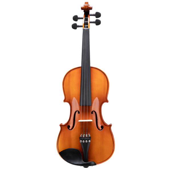 【AM不售卖】Glarry GV402 4/4 磨水沙 实木 亮光偏棕 小提琴-3