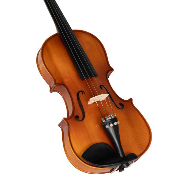 【AM不售卖】Glarry GV402 4/4 磨水沙 实木 亮光偏棕 小提琴-15
