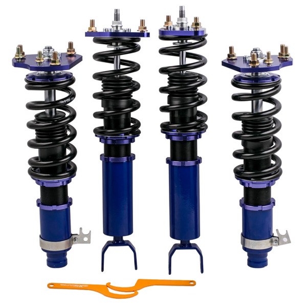 弹簧减震Coilovers Shock Absorber Struts for Honda Prelude BB1/BB2  BB6/BB8 1992-2001 Blue-1