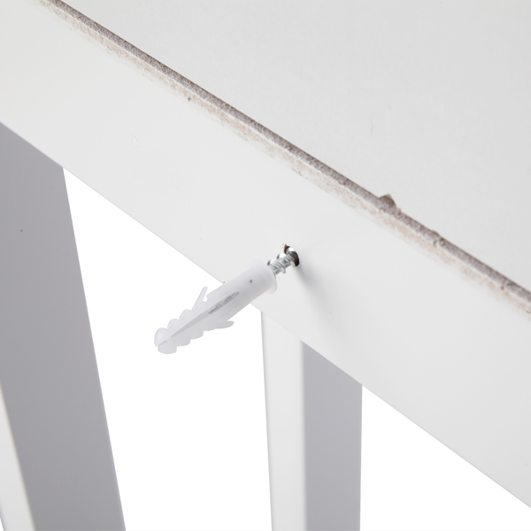 白色 密度板喷漆 三胺贴面刨花板 双门 带叉造型 浴室立柜 马桶柜 N201-16