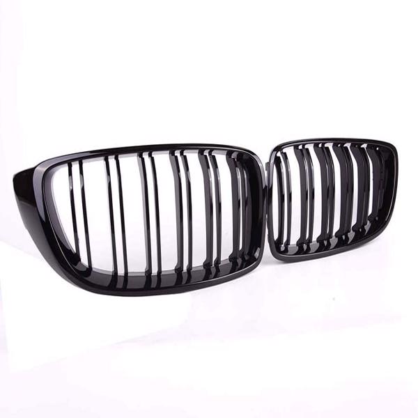 LEAVAN 宝马中网Gloss Black Front Kidney Grille Grills For BMW 4 Serie F30/F31/F32/F33/F82/F80 2014-2019 M4 Style-5