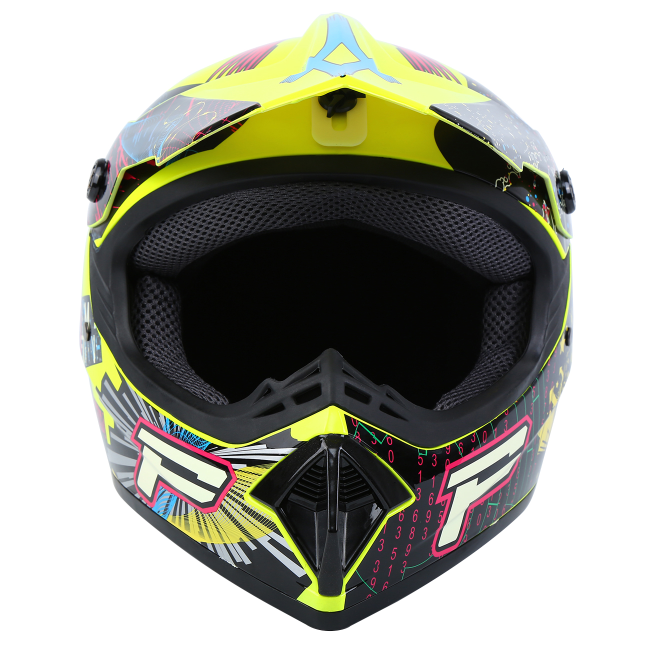 FULL FACE OFF ROAD MOTORCYCLE MOTORBIKE QUAD ATV HELMET M