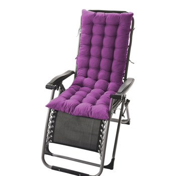折叠躺椅垫48*120cm (紫色） 