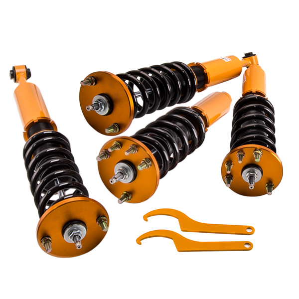 弹簧减震24 Ways Adjustable Damper Coilovers Kit For HONDA ACCORD CG & ACURA TL CL 1998-2002-1