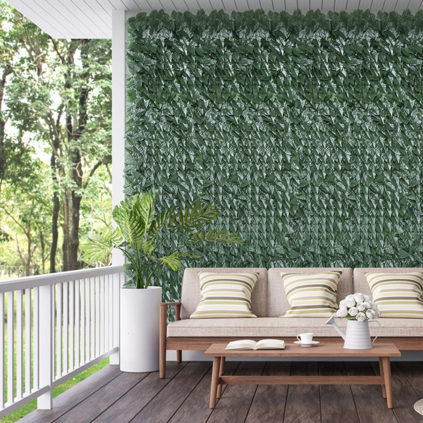150*300cm 绿色 塑料 900片桃叶底板加密 长方形 庭院栅栏网 庭院 欧洲-8