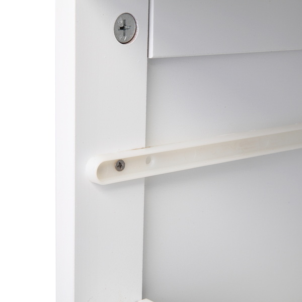 白色 密度板喷漆 三胺贴面刨花板 4抽 浴室立柜 N201-16