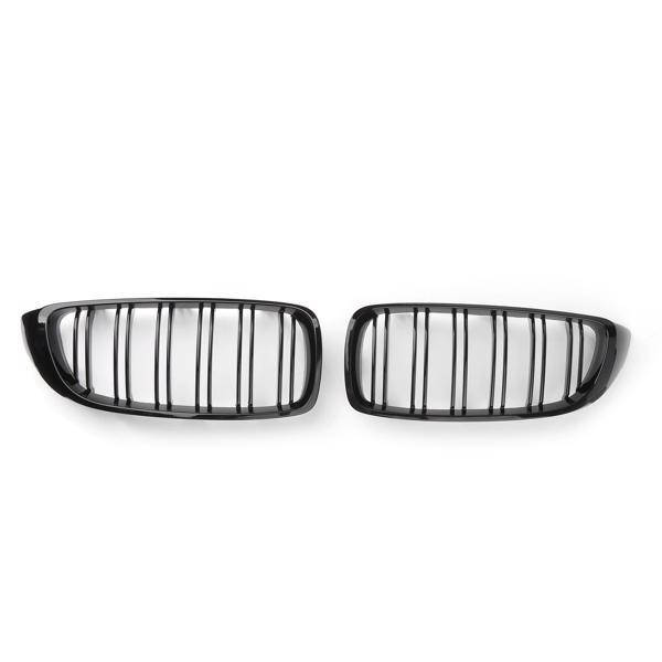 LEAVAN 宝马中网Gloss Black Front Kidney Grille Grills For BMW 4 Serie F30/F31/F32/F33/F82/F80 2014-2019 M4 Style-2