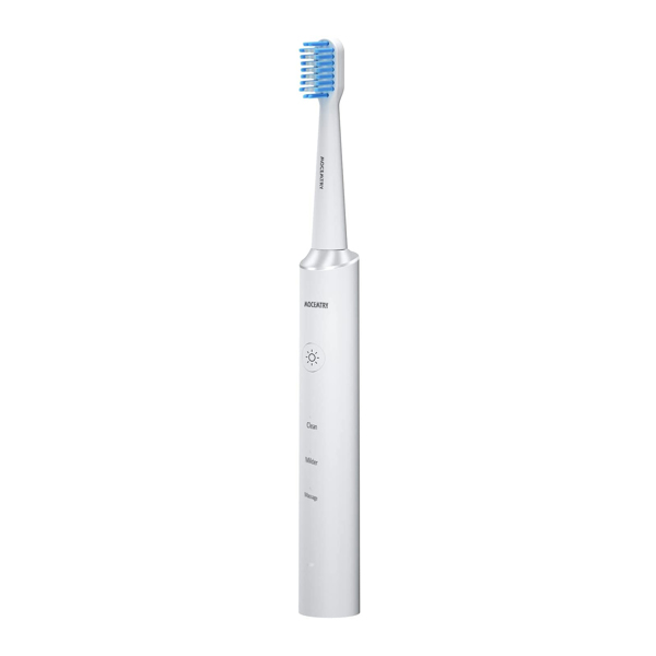 MOCEMTRY Sonic Electric Toothbrush 可充电美白牙刷 3 种清洁模式，防水电动牙刷（白色）-13