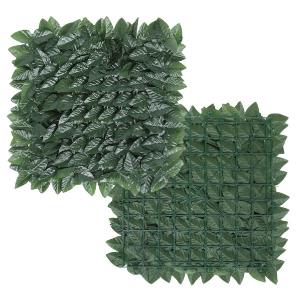 150*300cm 绿色 塑料 900片桃叶底板加密 长方形 庭院栅栏网 庭院 欧洲-2