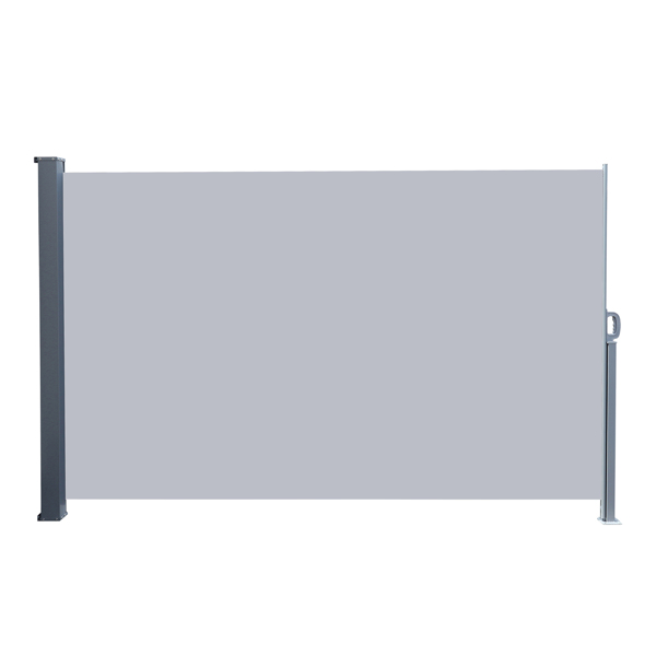 300*160cm 浅灰色 侧拉篷 铝铁框架 涤纶布 长方形 英国 N002-2