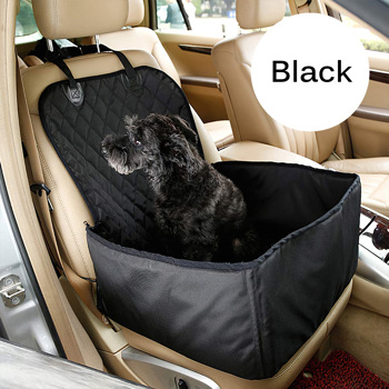 （重抛）两用汽车前排狗狗车载垫-黑色-袋装