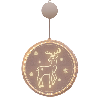 圣诞驯鹿-圣诞节3D挂灯装饰灯