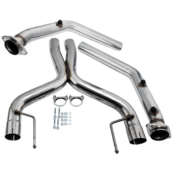 排气歧管  3" Catless Down Pipe for Ford Mustang EcoBoost 2.3L 2-Door 2300CC 2015-2019 2018-1
