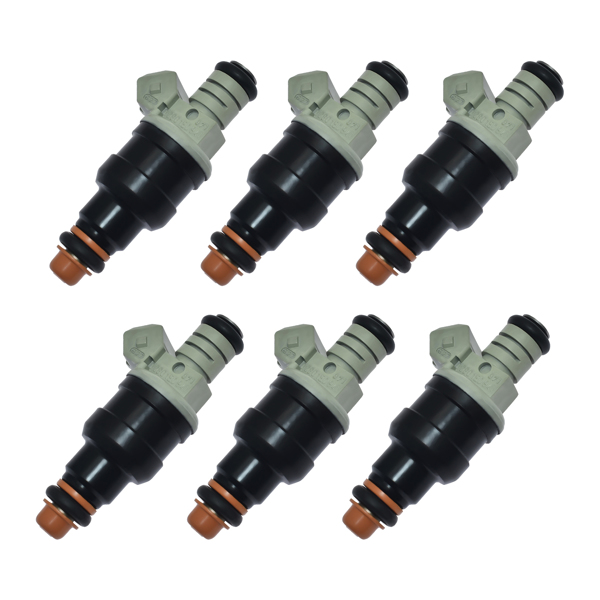 喷油嘴6Pcs Fuel Injectors for Ford 4.9L 1.9L 3.8L 2.9L 3.0 4HOLE NOZZLE 0280150941-3
