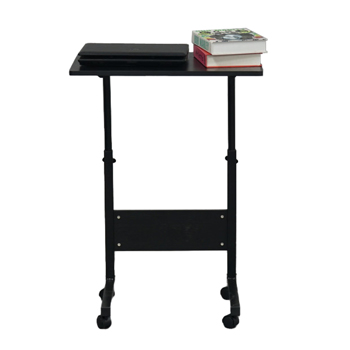 黑色桌面 黑色挡板 刨花板贴三胺 60cm 电脑桌 可升降 可移动