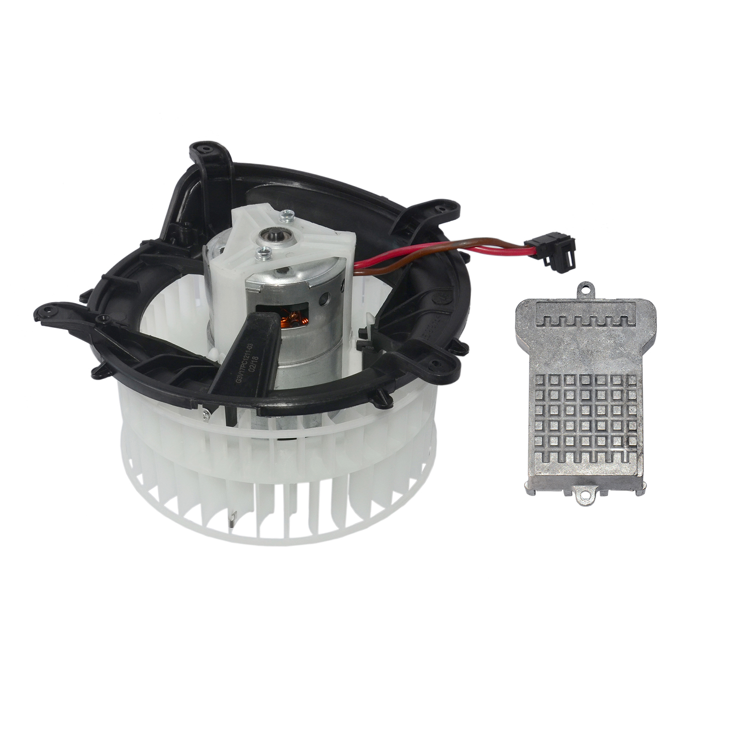 A/C Heater Blower Motor + Resistor 2208203142 2308210251 for Mercedes-Benz CL-Class C215 CL500 CL600