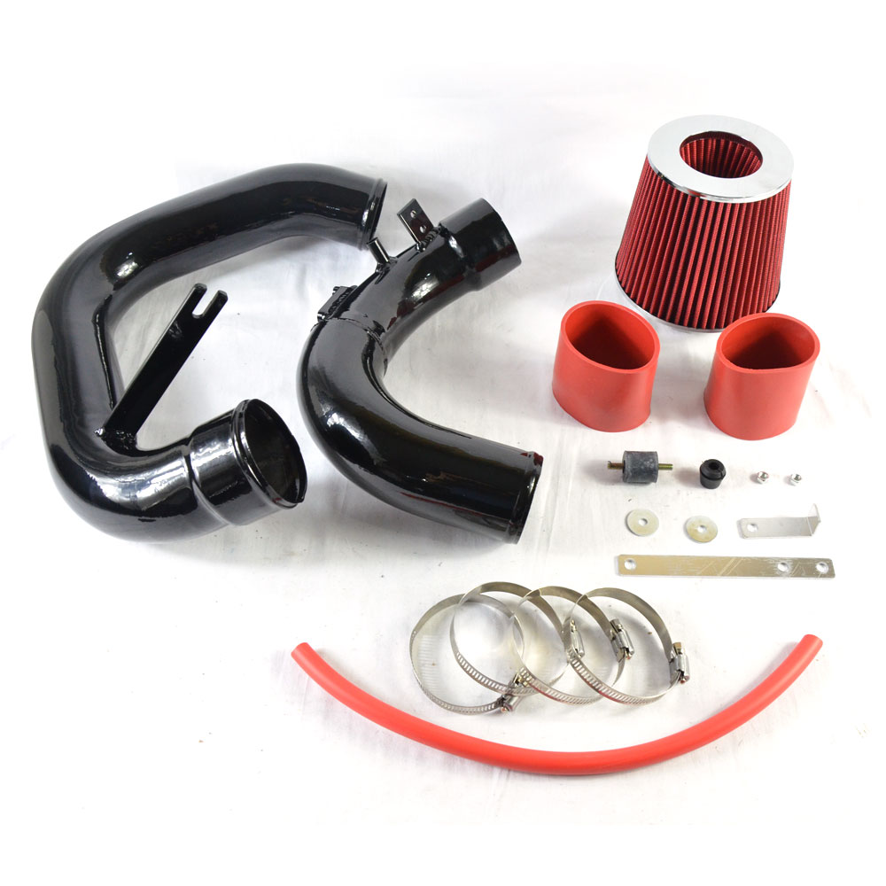 Intake Pipe with Air Filter for Mazda3 2004-2009 2.0L/2.3L Black & Red