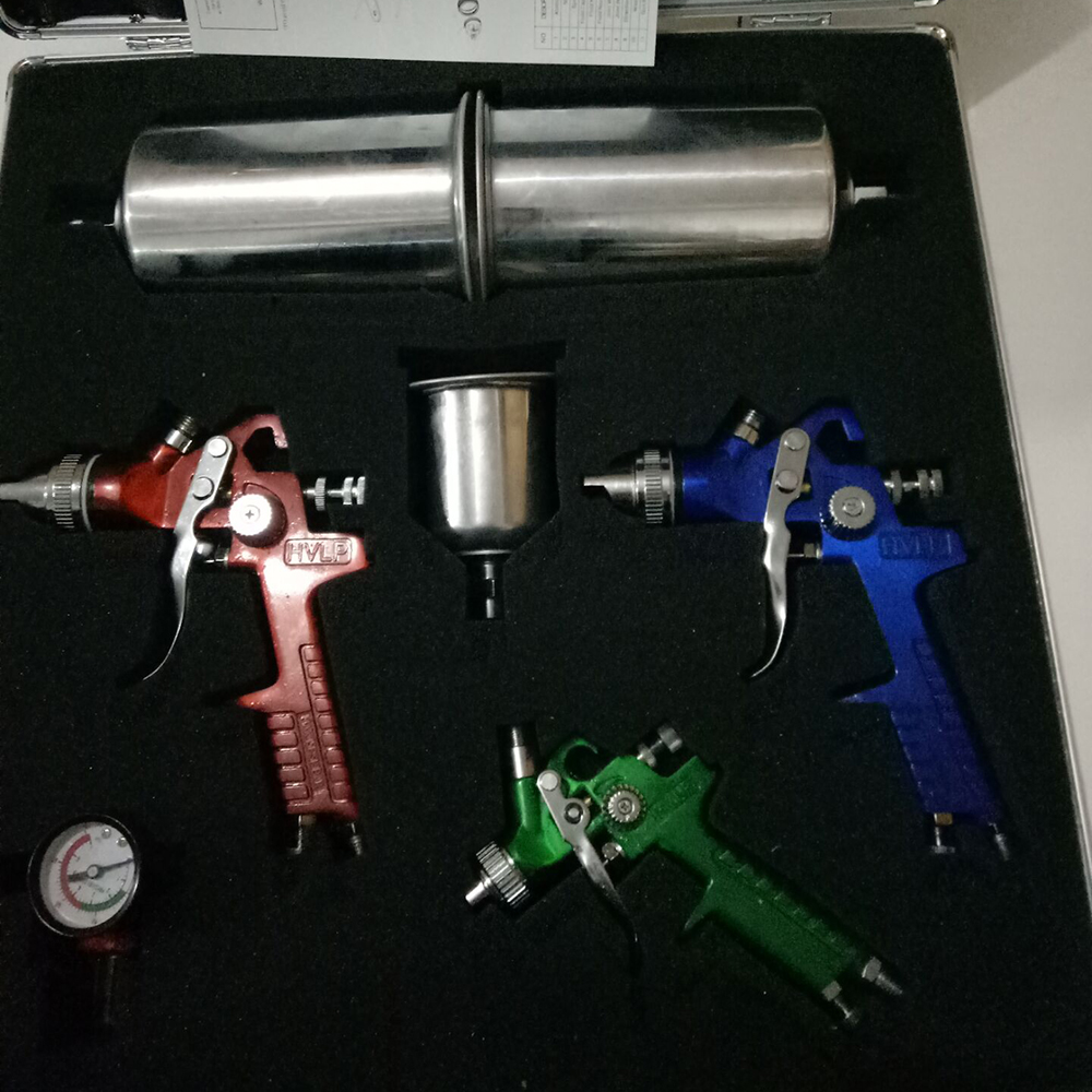 3 HVLP Air Spray Gun Kit