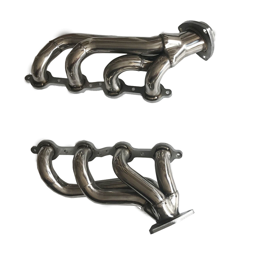 Exhaust Manifold 1.75" / 2.25" Exhaust Header for 00-01 GMC YUKON 4.8L 5.3L with EGR/ 99-01 GMC SIERRA 1500 2500 With EGR AGS0080