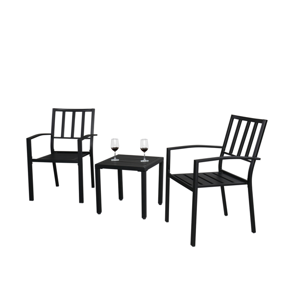 铁艺 黑色 庭院桌椅套装-4