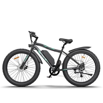 AOSTIRMOTOR 26\\" 500W 电动自行车胖胎 P7 36V 12.5AH 成人可拆卸锂电池带挡泥板S07-P新品亚马逊禁售