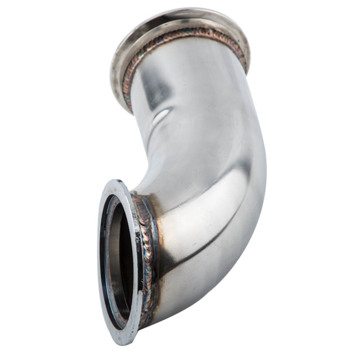 排气歧管  Universal Elbow Adapter Downpipe 90 Degree T304 Stainless 3.0\\"ID V-band Flange