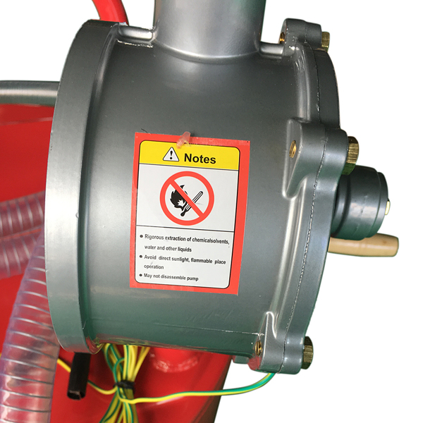 35加仑 手摇加油泵/燃油转换器 红色 JGC35-R-4