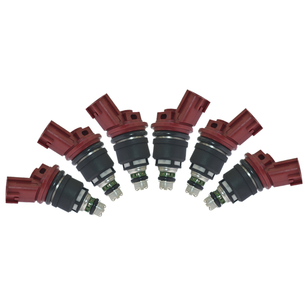 (发DHL&UPS)喷油嘴6pcs lot Fuel Injectors For Nissan Skyline R33 RB25DET ECR33 300ZX 16600-RR544-4