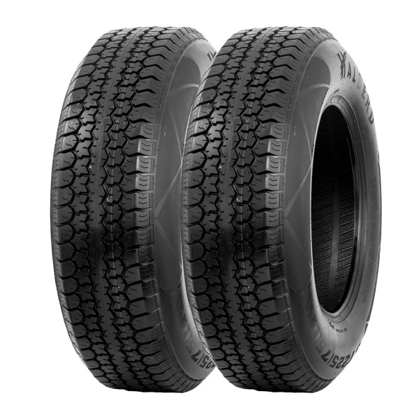 （禁售Amazon Walmart平台）Set Of 2 ST225/75D15 Trailer Tires 8Ply 轮胎-1