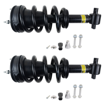 减震器 2Pcs Front Shock Absorbers w/ Coil Spring for 2007-2014 Cadillac Escalade Chevy Avalanche Suburban 1500 Tahoe GMC Yukon 15886465 15909491 15911938